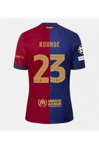 Fotbalové Dres Barcelona Jules Kounde #23 Domácí Oblečení 2024-25 Krátký Rukáv